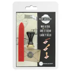 Manuscript Wax Sealing Initial Set O