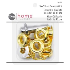 Dritz&reg; Home 7/16" Brass Grommet Kit with Tools
