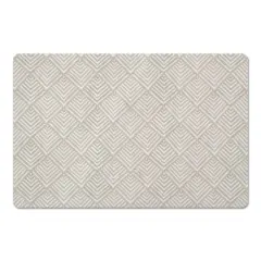 Watercolor Diamond Floor Mat Cream