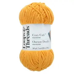 Cozy Cub&trade; Yarn by Loops & Threads&reg; Gold