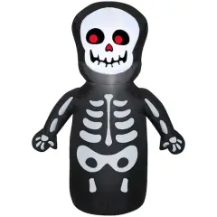 3.5ft. Airblown&reg; Inflatable Halloween Happy Skeleton