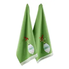 DII&reg; Noel Embellished Dishtowel Set