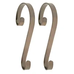 Haute Decor Stocking Scroll&reg; Oil-Rubbed Bronze Stocking Holders, 2ct.