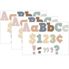 Teacher Created Resources Everyone is Welcome 4" Bold Block Letters Combo Pack, 690 Pieces