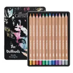 Cretacolor&reg; The Brilliant Metallic Colored Pencil Set