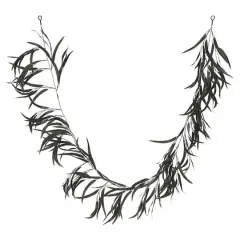 6ft. Black Willow Garland by Ashland&reg;