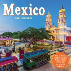 TF Publishing 2024 Mexico Wall Calendar