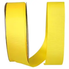 Reliant 1.5" x 50yd. Grosgrain Solid Ribbon Lemon