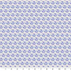 Suzanne Nicoll Blue Peacock Ditsy Cotton Fabric