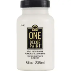 FolkArt&reg; One D&eacute;cor Paint&trade;, 8oz. Farmhouse White