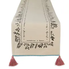 DII&reg; 72" Gather Together Embellished Table Runner