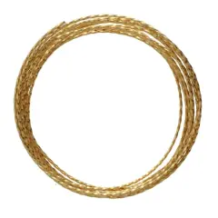 The Beadsmith&reg; Wire Elements&trade; 18 Gauge Gold Tarnish Resistant Soft Temper Wire, 8ft.