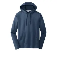 Port & Company&reg; Performance Fleece Pullover Hooded Adult Sweatshirt Deep Navy