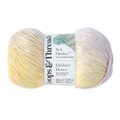 Soft Ombre&trade; Yarn by Loops & Threads&reg; Liliac/Marigold/Mint
