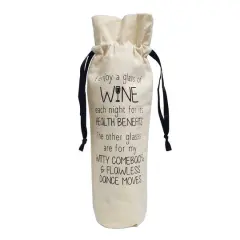 Personality Case&trade; Health Canvas Wine Bag