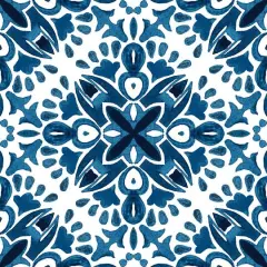 RoomMates Amalfi Blue Peel & Stick Floor Tile