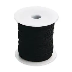 S&S&reg; Worldwide 0.8mm Black Elastic Cord