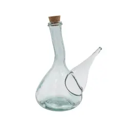 Hello Honey&reg; Round Reclaimed Traditional Glass Wine Pitcher with Cork