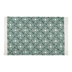 DII&reg; Diamond Textured Hand-Loomed Shag Rug Teal
