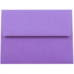 JAM Paper A2 Colored Invitation Envelopes, 50ct. Violet Purple