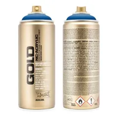 Montana&trade; Cans GOLD Shock Color Spray Paint, 400mL S5010 Shock Blue