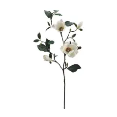 White Magnolia Spray with Bud