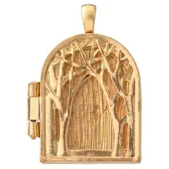 Gold Tree Arch Locket by Bead Landing&trade;