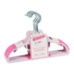 Simplify Kids Collar Saver Ultimate Hangers, 12ct. Pink