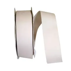 The Ribbon Roll 1.5" x 50yd. Soliterra Taffeta Solid Ribbon Oatmeal