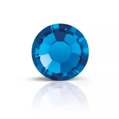 Preciosa MAXIMA SS10 Flatback Czech Crystals, 144ct. Capri Blue