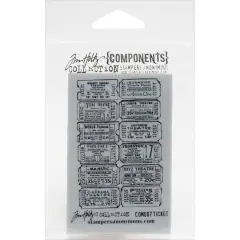 Stampers Anonymous Tim Holtz&reg; Ticket Cling Stamp