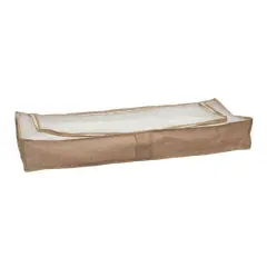 Household Essentials Under Bed Storage Bag Beige