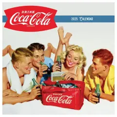 TF Publishing 2025 Coca-Cola: Vintage Nostalgia Wall Calendar