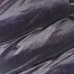 Feldman Black with Purple Sparkle Stretch Velvet Fabric