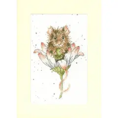 Bothy Threads Wishes Just For You Greeting Card Counted Cross Stitch Kit