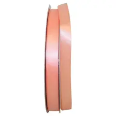 JAM Paper 5/8" x 100yd. Double Face Satin Ribbon Peach