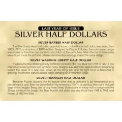 Last Year of Issue Silver Half Dollars