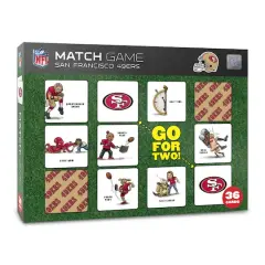 NFL Memory Match Game San Francisco 49ers