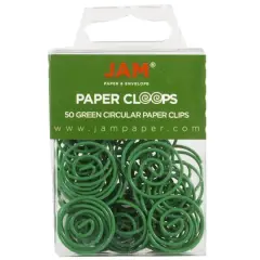 JAM Paper Circular Paper Cloops Green