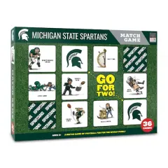 College Team Licensed Memory Match Game Michigan State Spartans