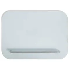 U Brands Framed White Magnetic Glass Dry-Erase Board, 24" x 18"