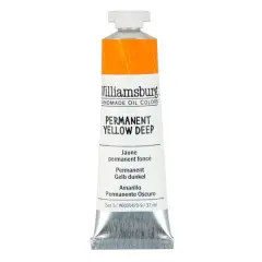 Williamsburg&reg; Artist Oil Colors, 37mL Permanent Yellow Deep