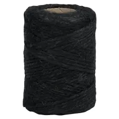 JAM Paper 1/8" x 54yd. Kraft Twine Black
