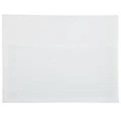 JAM Paper 9.75" x 13" Plastic Hook & Loop Closure Envelopes, 12ct. White