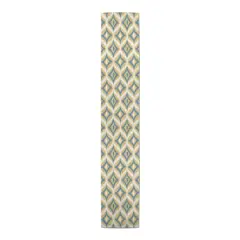 Blue & Yellow Ikat Indoor/Outdoor Table Runner