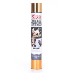 Siser&reg; Metal Heat Transfer Vinyl Mega Roll, Gold