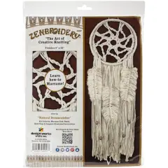 Design Works&trade; Zenbroidery&trade; Natural Dream Catcher Macram&eacute; Wall Hanging Kit