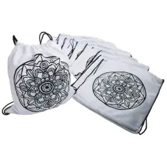 S&S&reg; Worldwide Velvet Art Mandala Backpack, 12ct.