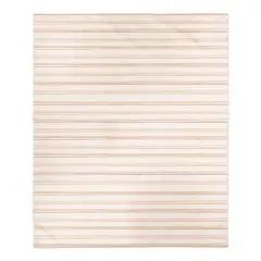 Rust Loose Lines 50" x 60" Sherpa Fleece Blanket