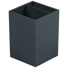 JAM Paper Plastic Pen Holder Gray